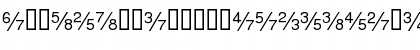 HeFractions Regular Font HeFractions Regular Font