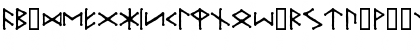 Ice-egg Futhark Runes Regular Font Ice-egg Futhark Runes Regular Font