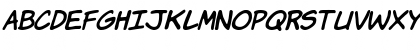 Komika Hand Italic Font