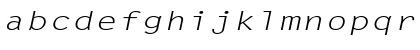 Lechter Extended Italic Font