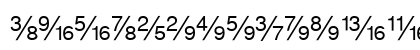 SansFractionsDiagonal Plain