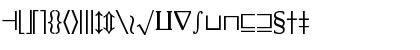 MachadoMathSymbolSSK Regular Font MachadoMathSymbolSSK Regular Font