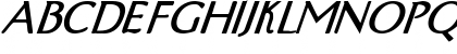Manhattan Bold Italic Font