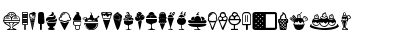 Ice Cream Icons Regular Font Ice Cream Icons Regular Font
