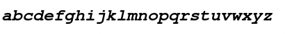 NimbusMonL Bold Oblique Font