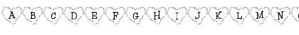 101! Cloudy HeartZ Regular Font