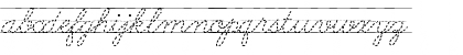 AbcCursiveDottedLined Regular Font