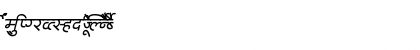 AkrutiDevChakra MediumItalic Font