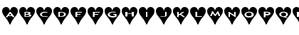 AlphaShapes hearts Normal Font