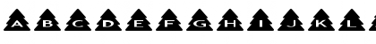 AlphaShapes xmas trees Normal Font