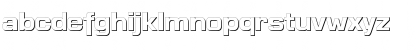 a_LineaSans3Dxtr Bold Font