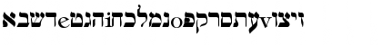 hebrew Regular Font hebrew Regular Font