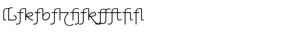 AspectLigatures Light Font