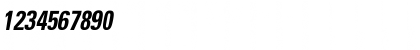 Beetham CondensedBoldOblique Font