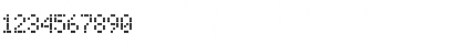 DotMatrix TwoNarrow Font
