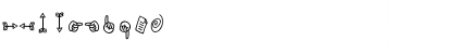 Handwriter-Symbols Regular Font Handwriter-Symbols Regular Font