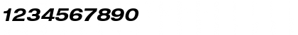 Helvetica Neue LT Std 73 Bold Extended Oblique Font