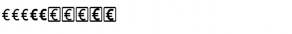 Info Euro Font Info Euro Font