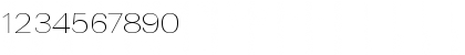 LinotypeUnivers ExtdUltraLight Font