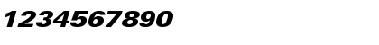 LTUnivers 841 ExtdBlackIt Font