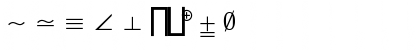 Mathematical Pi 1 BQ Regular Font