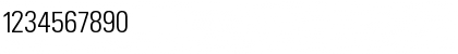 Uniform Condensed Light Regular Font