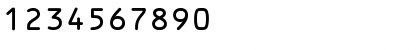 OCR B BQ Regular Font