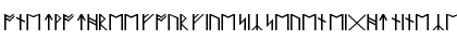 Anglo Saxon Runes Regular Font