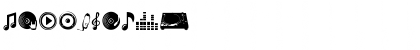 DJ Icons Regular Font