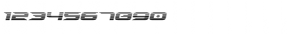 Drive Scanlines Italic Italic Font
