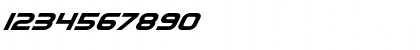 Eurofighter Super-Italic Italic Font