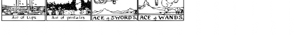Gypsy Tarot-Minor Arcana Regular Font