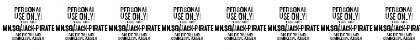 Jack Pirate PERSONAL USE ONLY Regular Font