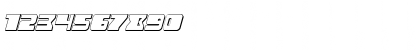 Space Runner 3D Italic Regular Font