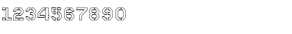 Mars Outline Regular Font
