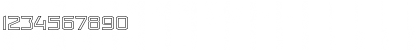 Militech Outlined Font Militech Outlined Font