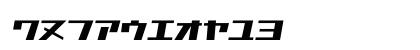 D3 Factorism Katakana Italic Regular