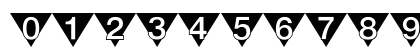 DecoNumbers LH Triangle Regular