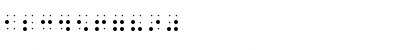 SimBraille Regular Font SimBraille Regular Font