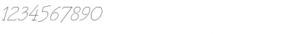 VTF Victorianna Thin Italic Font