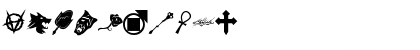 WW Vampire Sigils Regular Font WW Vampire Sigils Regular Font
