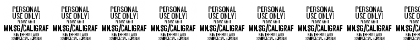 Caligraf Black PERSONAL USE Regular Font