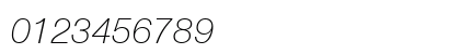 HelveticaNeue LT 35 Thin Italic