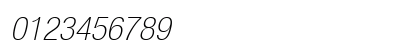 HelveticaNeue LT 37 ThinCn Oblique