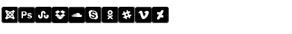 Icons Social Media 7 Regular Font Icons Social Media 7 Regular Font