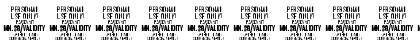 Validity Script Bold PERSONAL U Regular Font