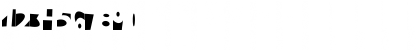 Negatively Positive Regular Font