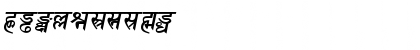 Sanskrit BoldItalic Font Sanskrit BoldItalic Font