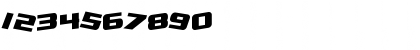 SF Zero Gravity Bold Italic Font