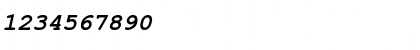 Courier New Greek Bold Inclined Font Courier New Greek Bold Inclined Font